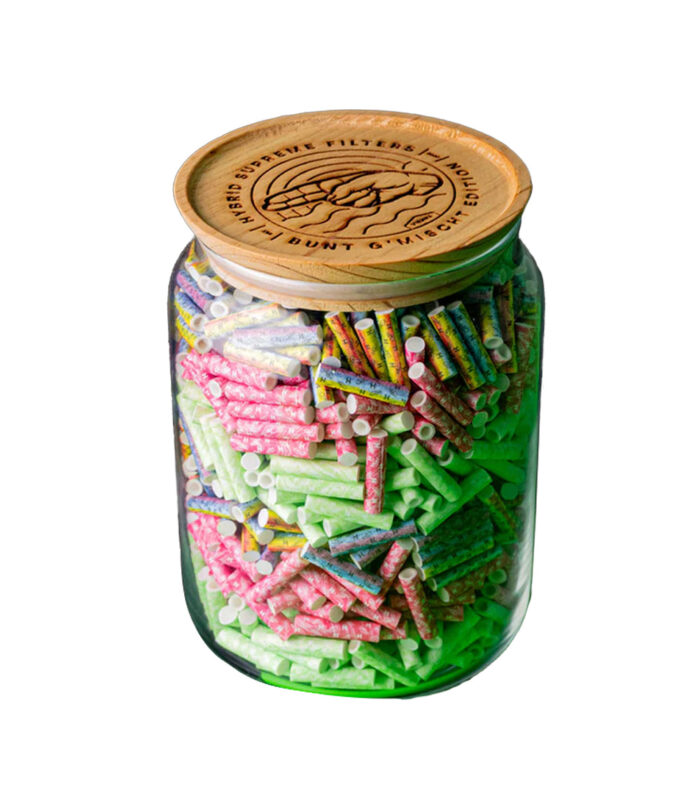 Hybrid Supreme Filters 6,4mm Jar 1000pcs Bunt G'mischt