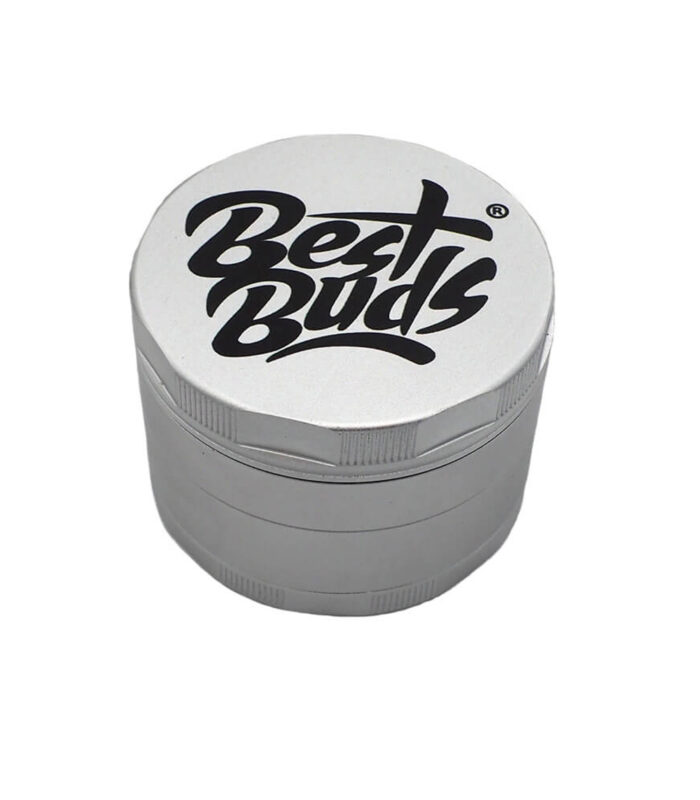 best buds mighty aluminium grinder silver