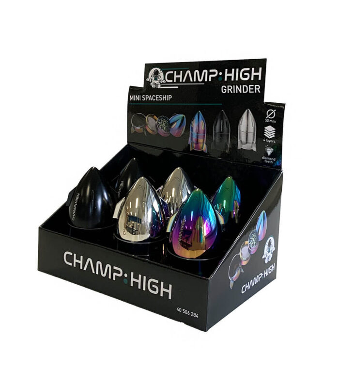 champ high herb grinders space ship 1