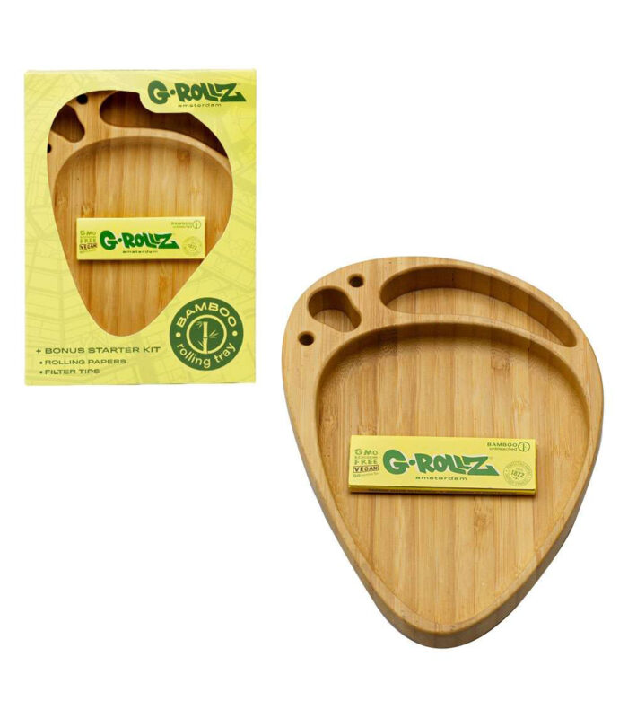 Grollz pallete bamboo rolling tray 2