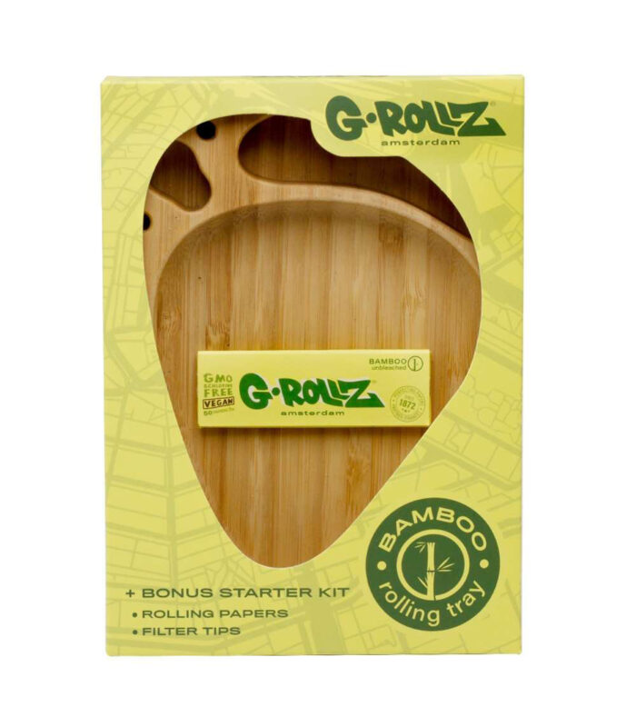 Grollz pallete bamboo rolling tray