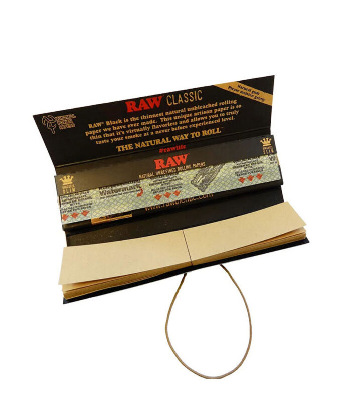 Raw Papers Tips black