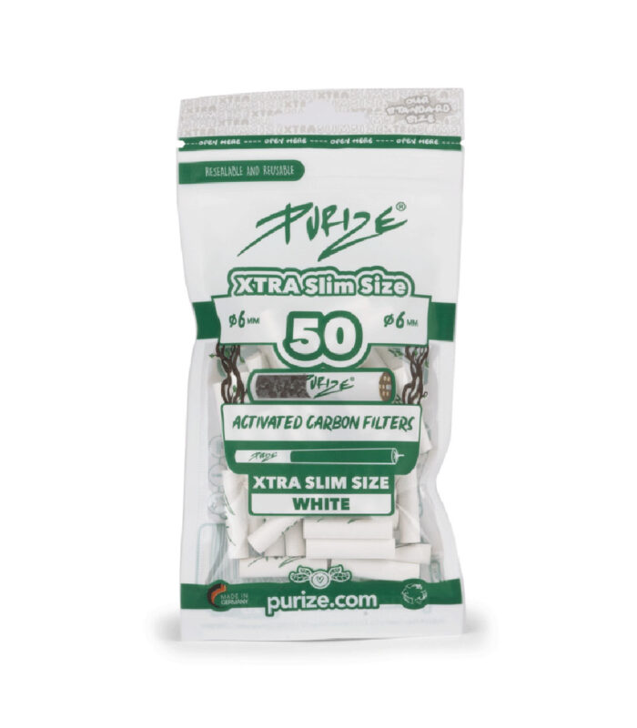 XTRA50 White Purize Xtra Slim 50pcs 6mm