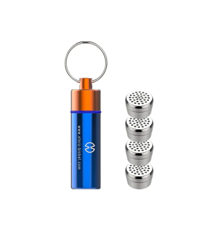 capsule caddy with 4 dosing capsules
